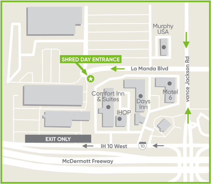 shred day map