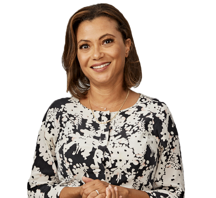 A person smiling